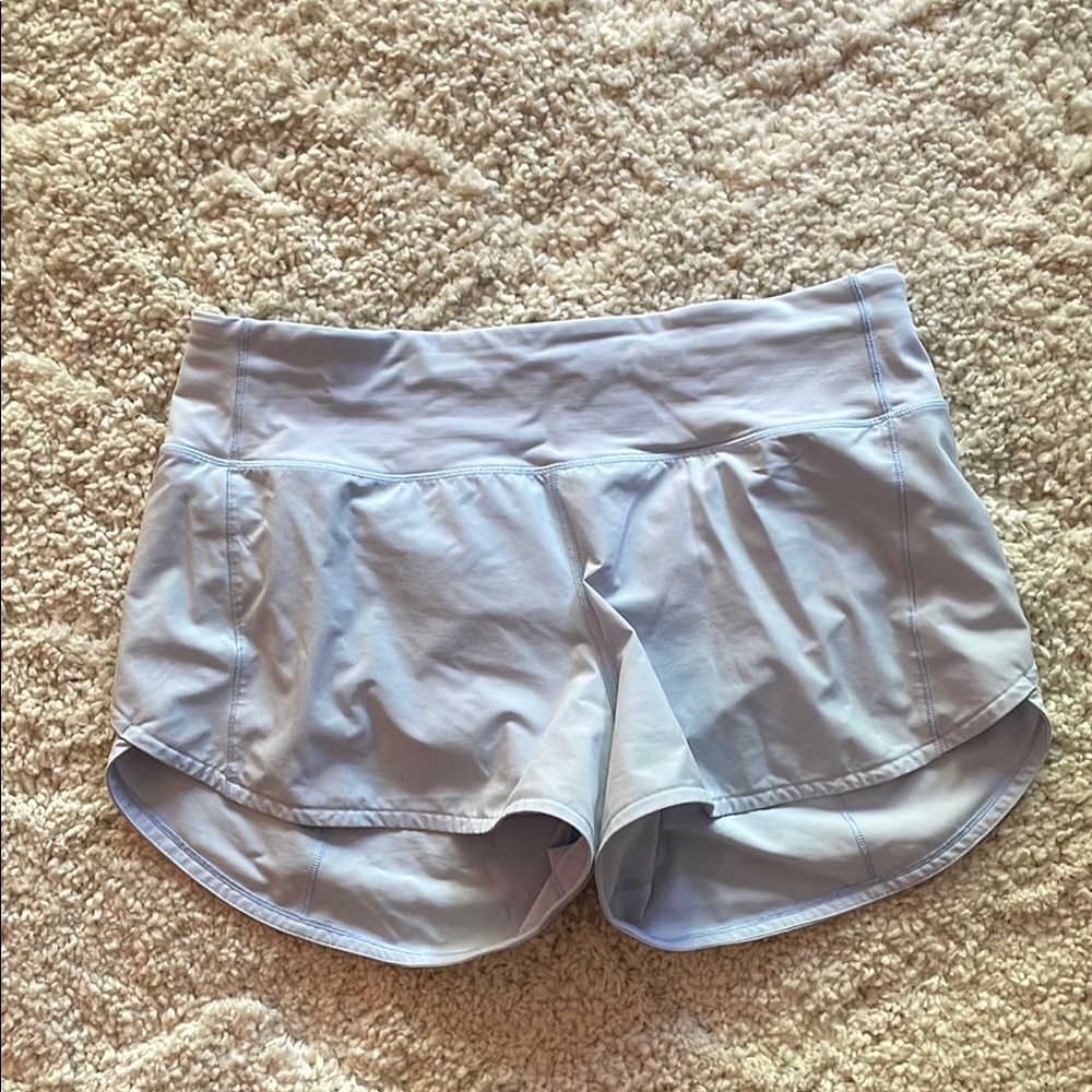 Lululemon Athletica Gray Athletic Shorts Lightweight Moisture-Wicking